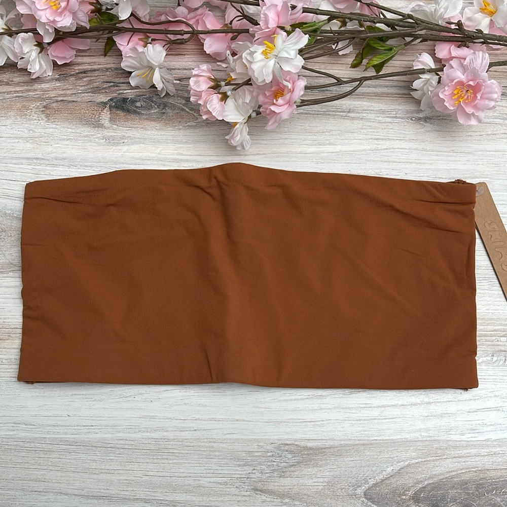 SKIMS Fits Everybody Bandeau Size M Bronze